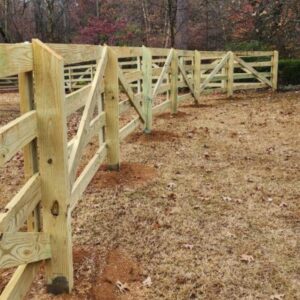 split rail wood fence